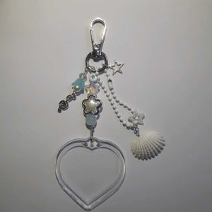 Customized Photo Keychain Or Bag Charm