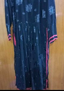 Black Naira Cut Kurti