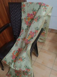Floral Print Dupatta.  It Is New But Tag Not There