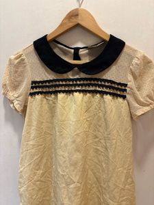 Vintage-Style Peter Pan Collar Blouse