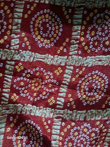 Maroon Bandhej Dupatta