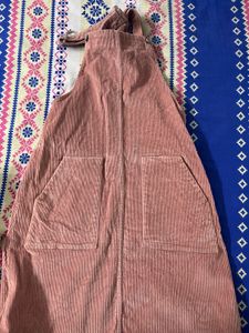 Corduroy Overall Dress
