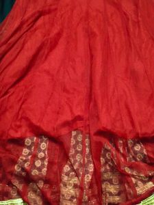 Red Embroidered Lehenga Choli