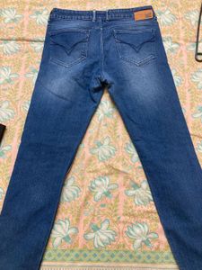 Dark Blue Denim Jeans