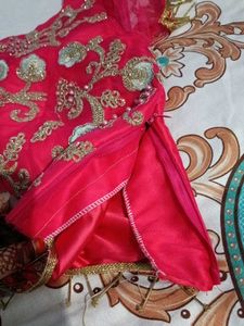 Red Embroidered Blouse