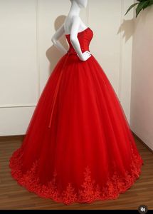 Red Tulle Ballgown