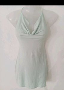 Mint Green Halter Dress
