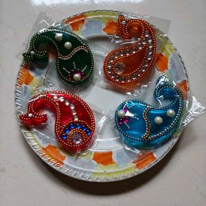 Colorful Paisley Sindoor Boxes