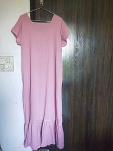 Pink Lace Nightgown