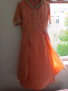A Line Kurta With Pant