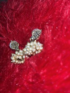 Pearl Jhumka Earrings