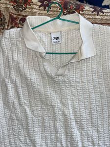 Zara Textured Knit Top