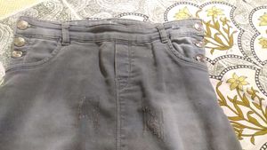 Denim Mini Skirt