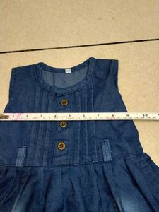 new girl kids Cute Denim Dress
