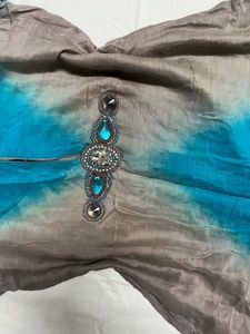 Boho Chic Tie-Dye Kurti For Festivals 💙💘🪔