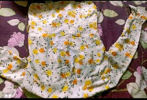 Beautiful White Shirt For Girls