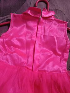 Pink Ruffle Party Dress