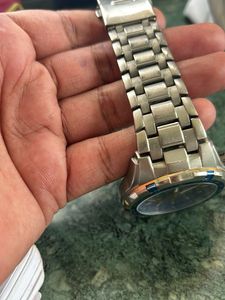 Stylish Men&#39;s Blue &amp; Silver Chronograph Watch