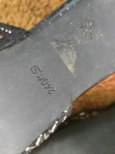 stelatoes Stylish Black Embellished Heels uk 4