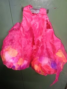 Flower Design Baby Frock