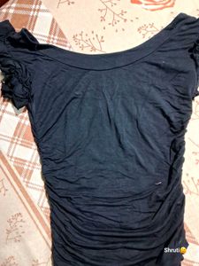 Black Off-Shoulder Top