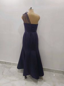 Elegant Purple One-Shoulder Dress