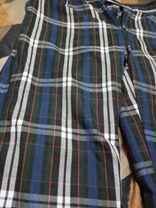 Checkered Casual Pants