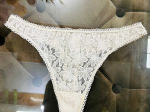 White Colour Fancy Bikni Bottom