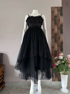 Dazzling Black Luxe Gown