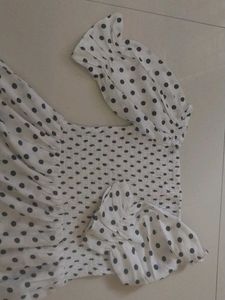 Chic Polka Dot Midi Dress