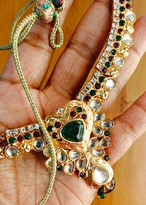 Brand New Artificial Stone Studded Necklace