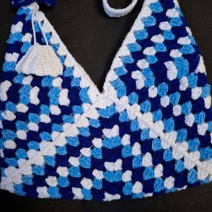 Handmade Crochet beach bag🌊⛱️