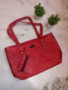 Da Milano Red Handbag