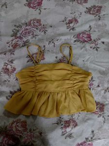 Cute Yellow Cami Top