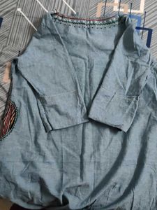 Bohemian Embroidered cotton kurta