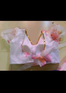 Floral Organza Saree