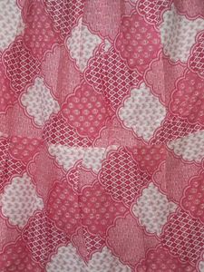 Pink Patterned Ethnic Skirt