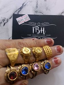 Vintage Assorted Ring Set