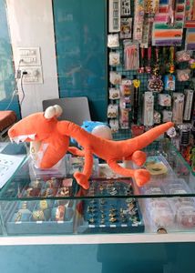 Orange Dinosaur Plush