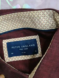 Men&#39;s Maroon Casual Shirt