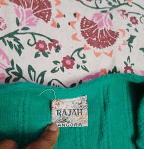 Green Button-Down Cardigan