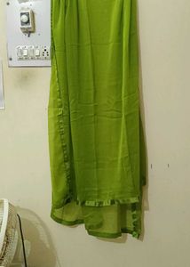 Green Stitched Dress Material Fixed Price
