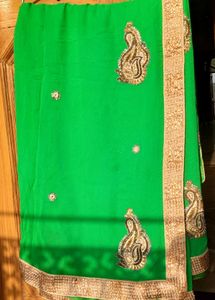 chiffon saree- party wear