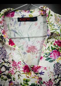 Flower print shirt