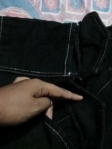 Black Cargo Jeans
