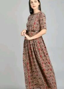 Floral Print Maxi Dress
