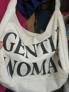 Gentle Woman Canvas Tote Bag