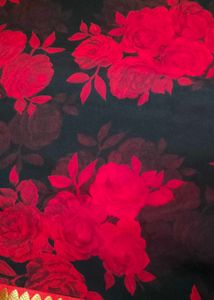 New Elegant Floral Print Saree 🌹