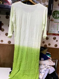 2 Shades Chickenkari Kurti