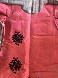 Peach New Kurta